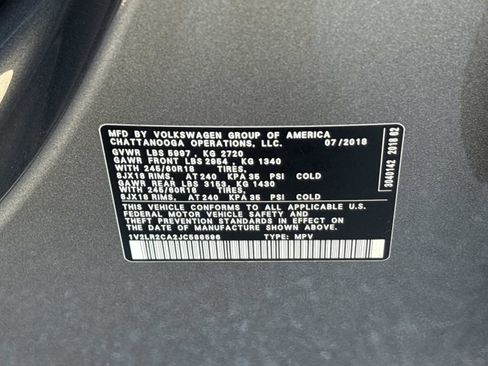 Used 2018 Volkswagen Atlas SE image 36