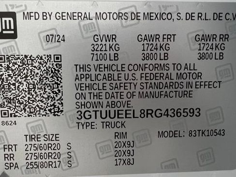 Used 2024 GMC Sierra 1500 AT4 w/ Technology Package AWD/4WD image 57