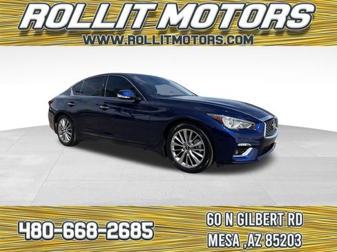 Used 2022 INFINITI Q50 Luxe w/ Cargo Package image 1