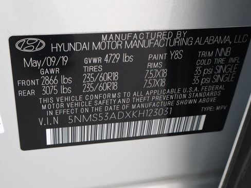 Used 2019 Hyundai Santa Fe Limited image 23