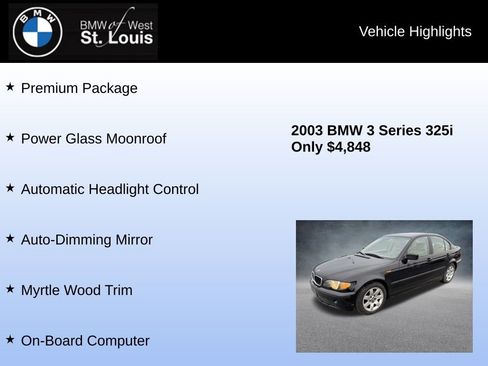 Used 2003 BMW 325i Sedan image 7