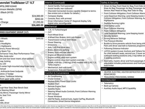 Used 2024 Chevrolet TrailBlazer LT FWD image 2