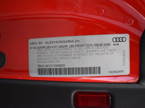 Used 2018 Audi TTS 2.0T Coupe w/ Technology Package AWD/4WD image 22