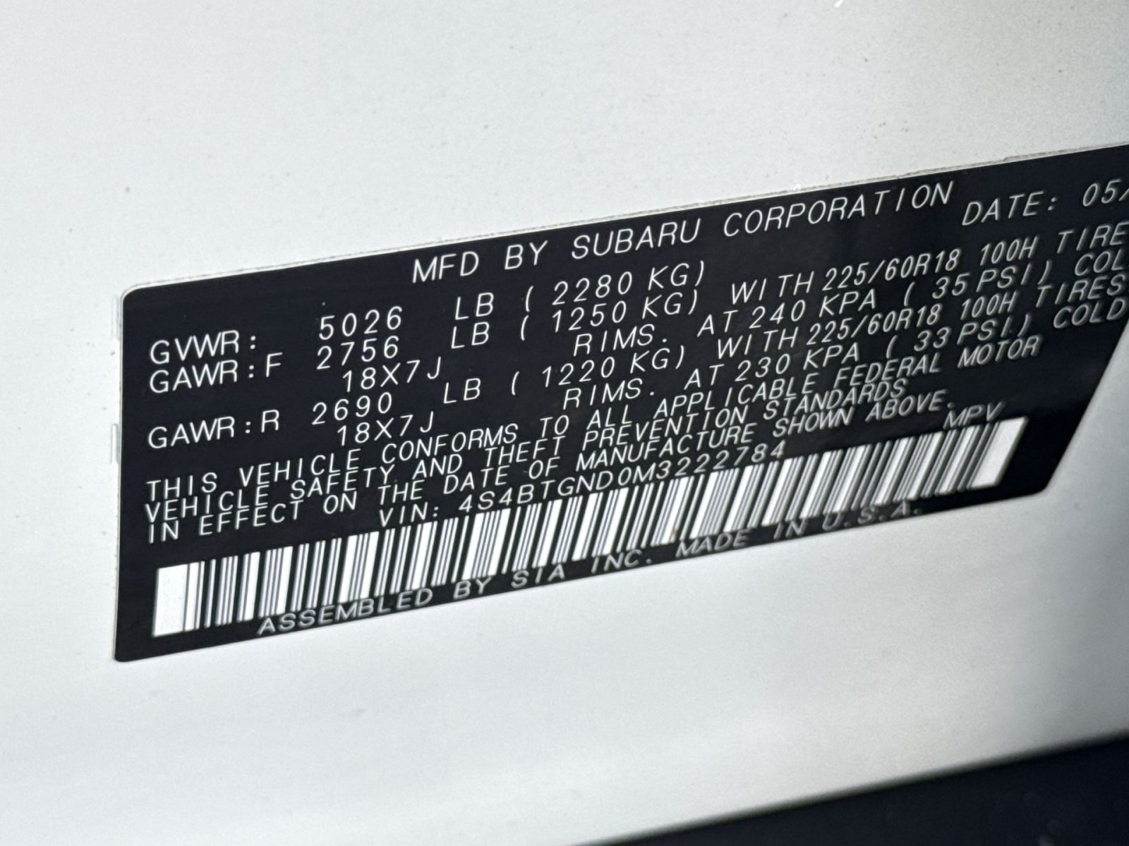 Used 2021 Subaru Outback Limited XT AWD/4WD image 29