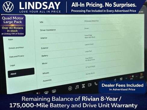 Used 2023 Rivian R1S Launch Edition AWD/4WD image 26