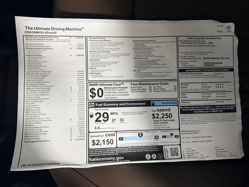 New 2026 BMW X3 xDrive30 w/ Premium Package image 19