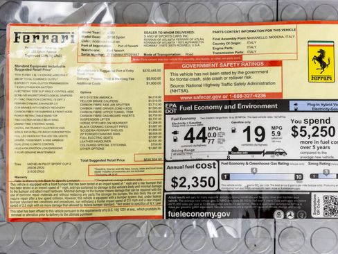 Certified 2023 Ferrari SF90 Spider AWD/4WD image 33