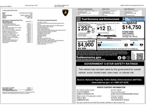 Used 2024 Lamborghini Revuelto AWD/4WD image 6