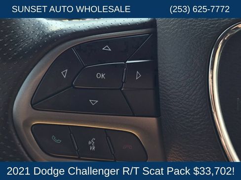 Used 2021 Dodge Challenger R/T Scat Pack w/ Dynamics Package RWD image 36