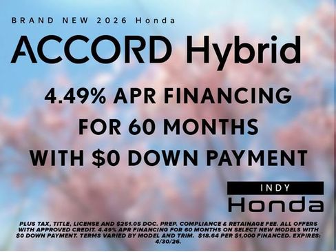 New 2026 Honda Accord Touring image 4