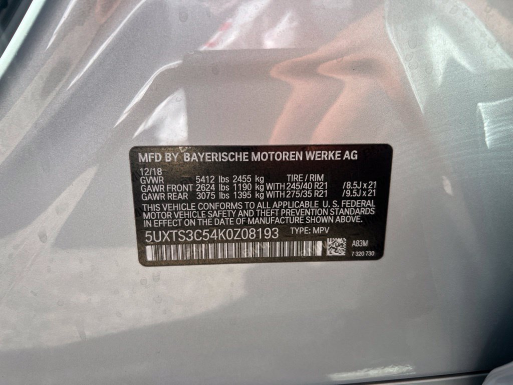 Used 2019 BMW X3 M40i w/ Premium Package AWD/4WD image 22