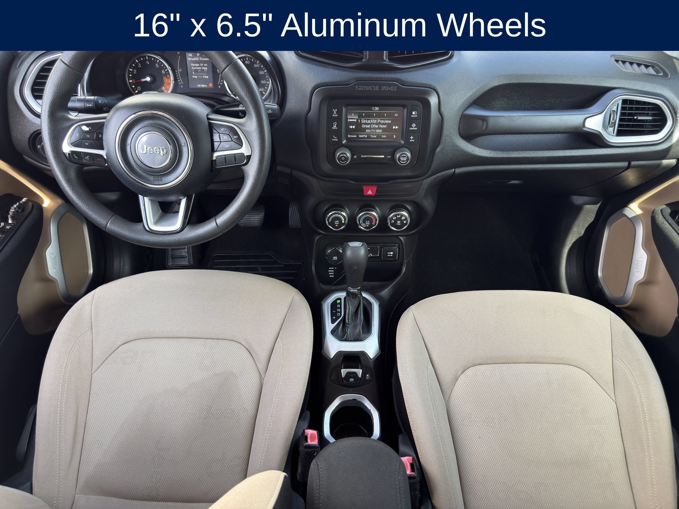 Used 2017 Jeep Renegade Sport w/ Power & Air Group AWD/4WD image 13