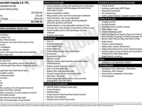 Used 2016 Chevrolet Impala LS image 5