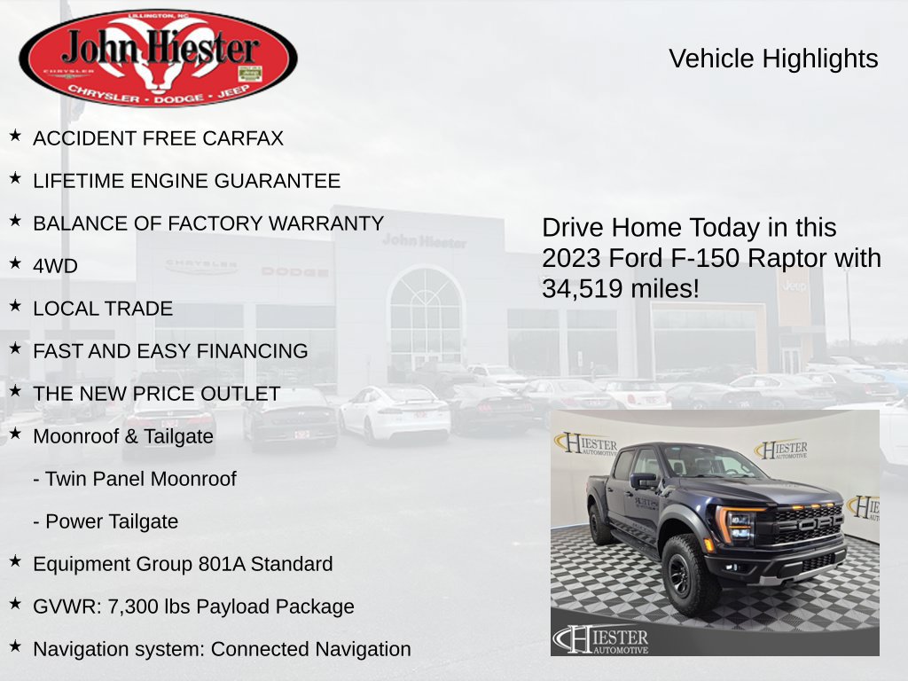 Used 2023 Ford F150 Raptor AWD/4WD image 6