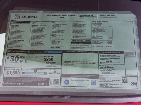 New 2026 Buick Encore GX Sport Touring w/ Advanced Technology Package image 19