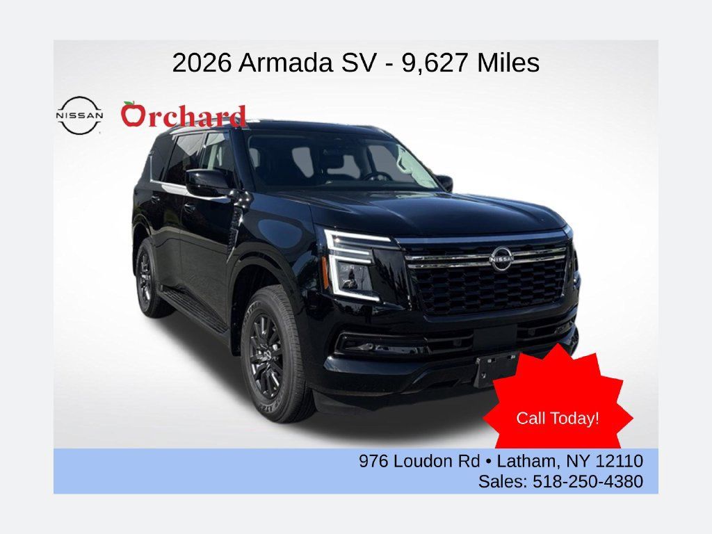 Certified 2026 Nissan Armada SV AWD/4WD 360° Tour