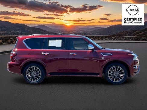 Certified 2022 Nissan Armada Platinum w/ Captain's Chairs Package AWD/4WD image 6