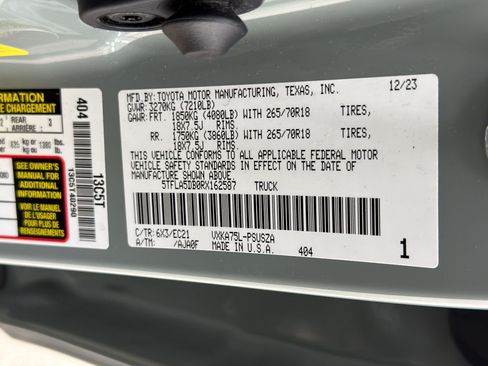 Used 2024 Toyota Tundra SR5 w/ SR5 Premium Package AWD/4WD image 24