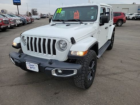 Used 2018 Jeep Wrangler Unlimited Sahara w/ Cold Weather Group image 1