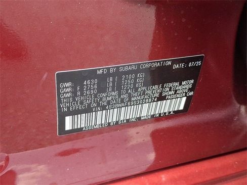 New 2025 Subaru Legacy Premium image 35