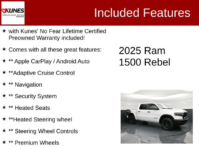 Used 2025 RAM 1500 Rebel w/ Rebel Level 1 Equipment Group AWD/4WD image 2
