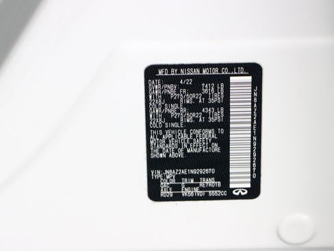 Used 2022 INFINITI QX80 Premium Select w/ Cargo Package image 37