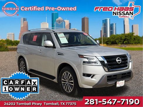 Certified 2024 Nissan Armada SL w/ Captain's Chairs Package image 1