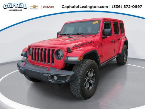 Used 2021 Jeep Wrangler Unlimited Rubicon w/ LED Lighting Group image 1