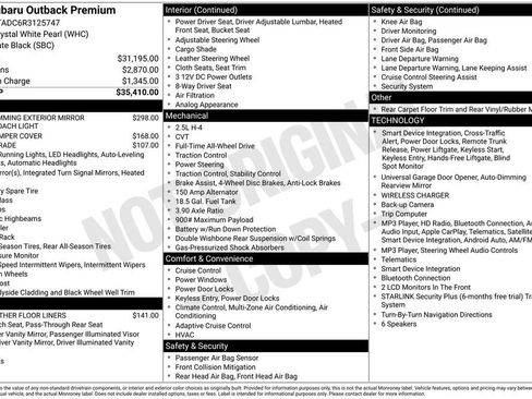 Used 2024 Subaru Outback Premium AWD/4WD image 3