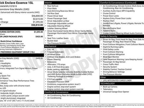 Certified 2023 Buick Enclave Essence w/ Sport Touring Edition image 6