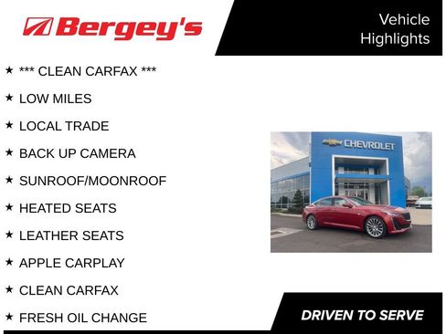 Certified 2020 Cadillac CT5 Premium Luxury w/ Platinum Package RWD image 4