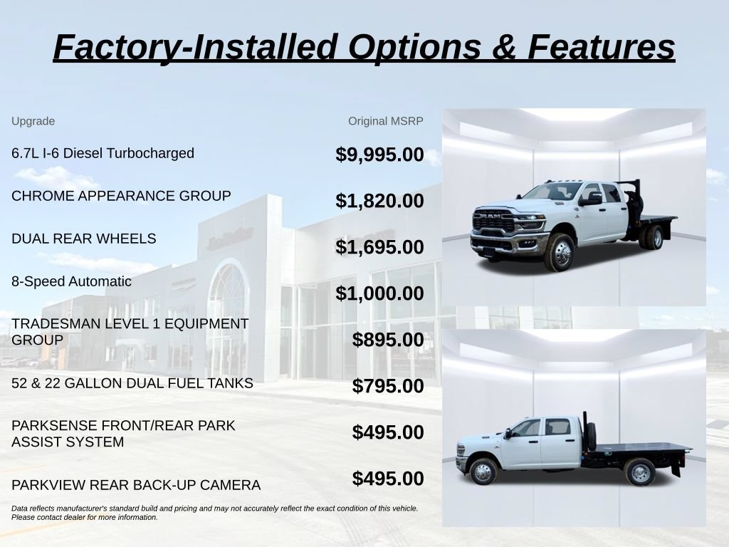 New 2026 RAM 3500 Tradesman w/ Chrome Appearance Group AWD/4WD image 7