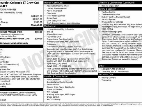 Used 2018 Chevrolet Colorado LT w/ LT Convenience Package image 98