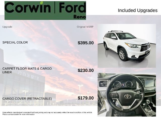 Used 2015 Toyota Highlander XLE AWD/4WD image 3