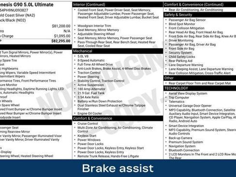Used 2022 Genesis G90 5.0 Ultimate AWD/4WD image 22