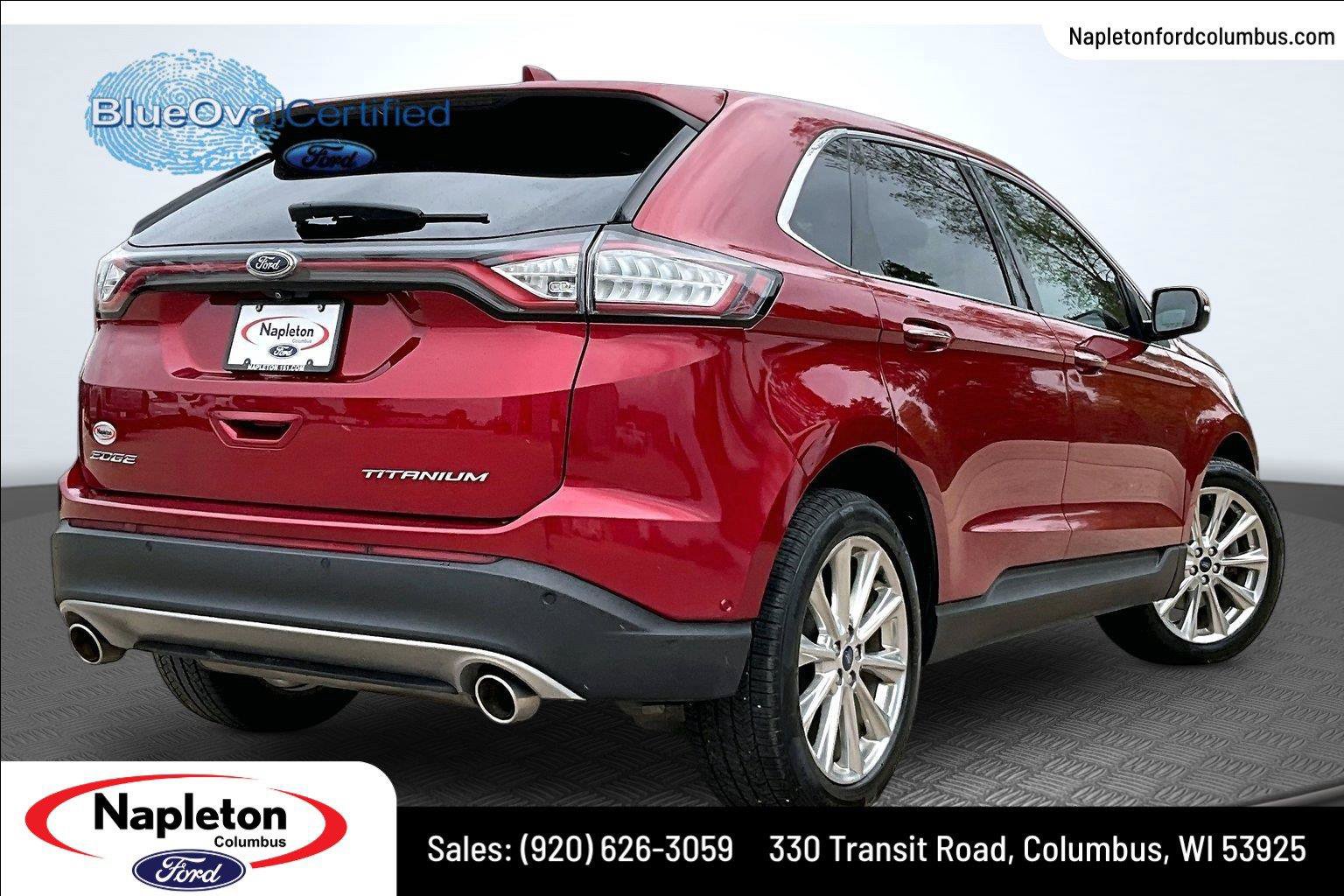 Used 2018 Ford Edge Titanium w/ Equipment Group 302A FWD image 2