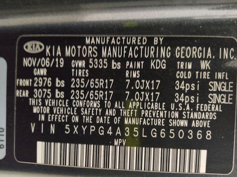 Used 2020 Kia Sorento LX w/ LX I4 Convenience Package FWD image 33