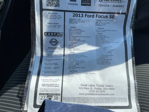 Used 2013 Ford Focus SE FWD image 27