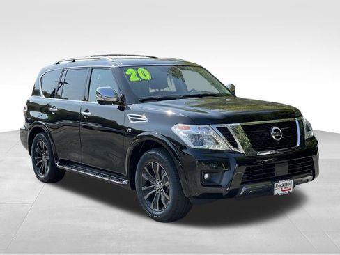Used 2020 Nissan Armada Platinum w/ Captain's Chairs Package image 3