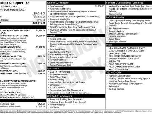 Used 2020 Cadillac XT4 Sport image 35