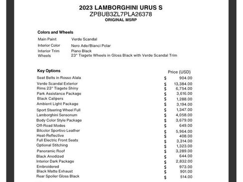 Used 2023 Lamborghini Urus S AWD/4WD image 22