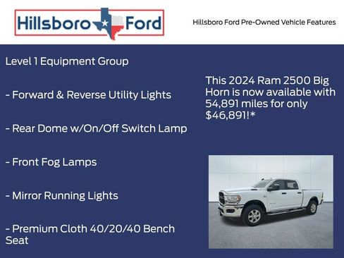 Used 2024 RAM 2500 Big Horn w/ Off Road Package AWD/4WD image 13