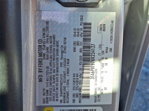 Certified 2019 Ford Fusion SE image 27