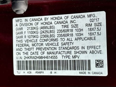 Used 2017 Honda CR-V Touring image 33