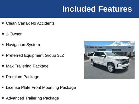 Used 2021 Chevrolet Suburban High Country w/ Premium Package AWD/4WD image 5