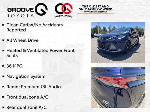 Used 2021 Toyota Sienna Limited AWD/4WD image 4