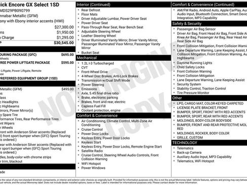 Used 2023 Buick Encore GX Select w/ Sport Touring Package image 5