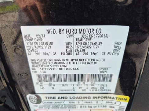 Used 2014 Ford F150 Limited AWD/4WD image 24