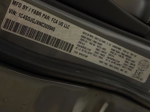 Used 2022 Dodge Durango SRT w/ SRT Interior Appearance Group image 16