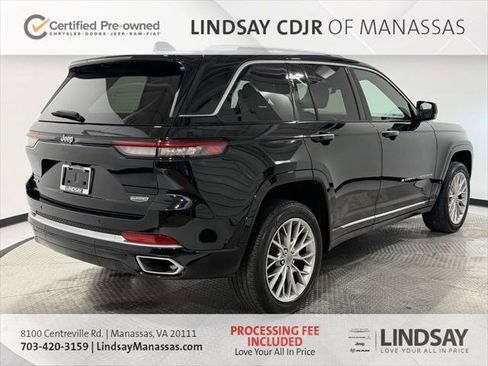 Certified 2022 Jeep Grand Cherokee Summit w/ Luxury Tech Group V AWD/4WD image 8